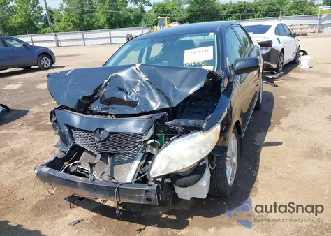 2009 Toyota Corolla Le from USA, damaged, VIN JTDBL40E599068077